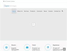 Tablet Screenshot of cognetictech.com